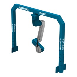 Supporto robot con flangia a 45° GPPH Welding Gate per tavoli saldatura