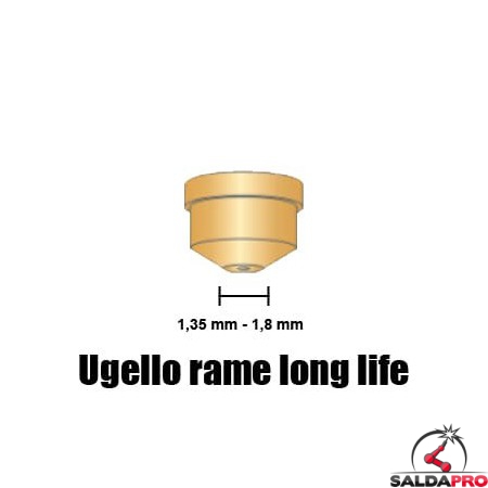 misure ugello rame long life ricambio torce taglio plasma cebora lincoln ews