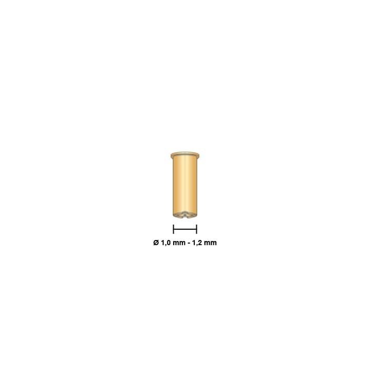Ugello rame long life lungo Ø 1,0-1,1-1,2mm per torce al plasma CEBORA® (10pz)