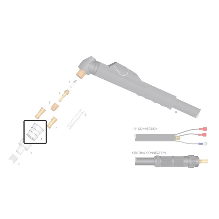 Ugello esterno per torce al plasma CEBORA® serie P CP (10pz)
