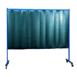 Parete protettiva con lamelle per saldatura 210x183 cm