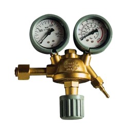 riduttore pressione co2 argon con manometri saldatura mig mag tig