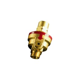 valvola di sicurezza riduttore pressione gas carburante attacco 3/8" saldatura ossiacetilenica