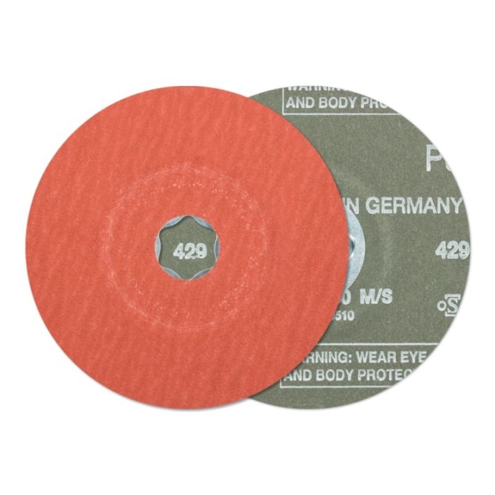 disco fibrato corindone abrasivo additivato 115-180mm grana 50-220 combiclick