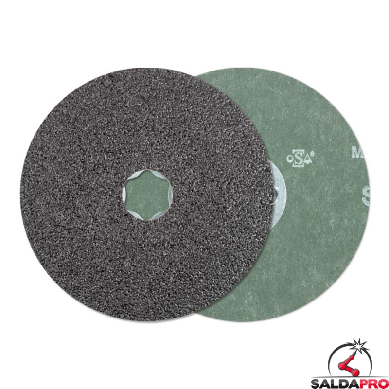 Mercer Industries Dischi Semiflessibili Carburo Di Silicio Grana 60 – 4-1/2 X 7/8, Confezione Da 10
