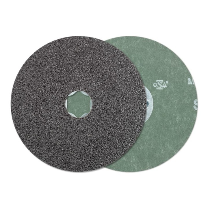disco fibrato carburo silicio 115-125mm grana 36-120 combiclick