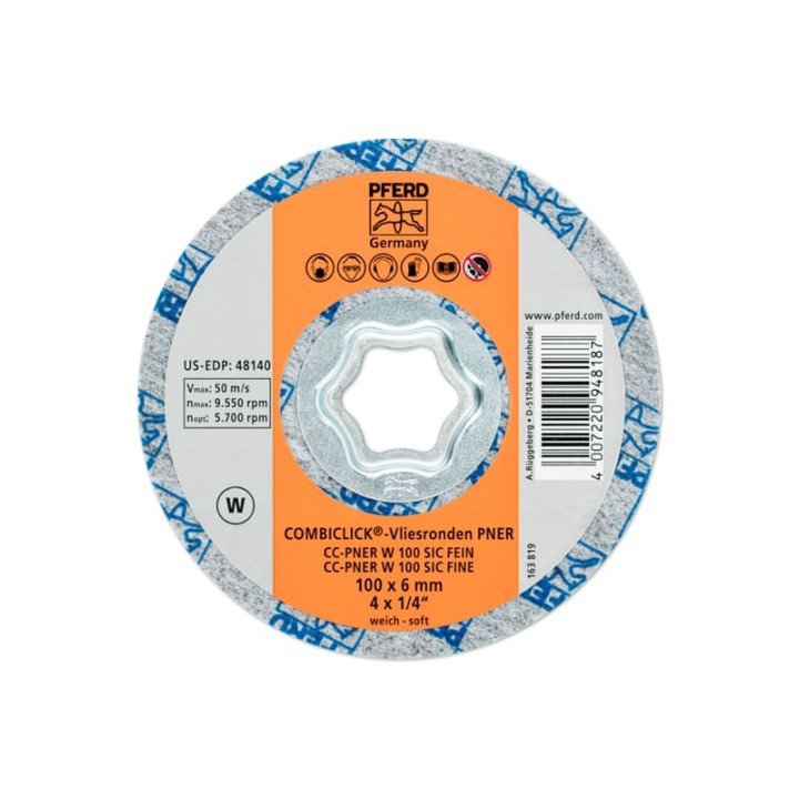 disco in vlies tipo pner 100-125mm grana fine combiclick retro