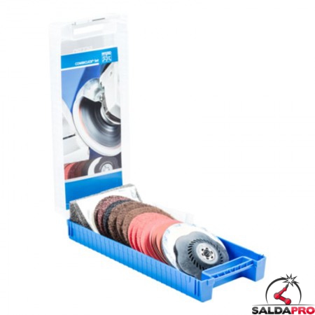 Set COMBICLICK® CC-SET 125 M14 per finitura e lucidatura