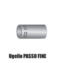 Ugello gas PASSO FINE Ø 13-16-19 mm per torcia TW (10pz)