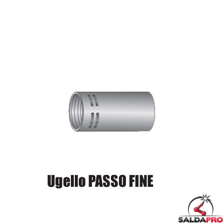 Ugello gas PASSO FINE Ø 13-16-19 mm per torcia TW (10pz)