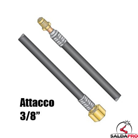 cavo porta corrente attacco 3/8g torcia wp-9 saldatura tig