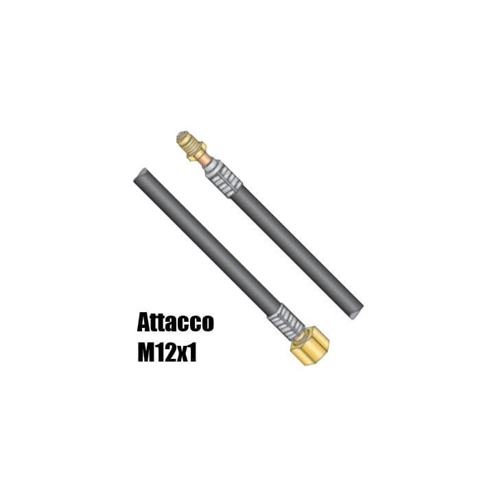 Cavo portacorrente attacco M12x1 per torcia WP-9 e WP-17 saldatura TIG