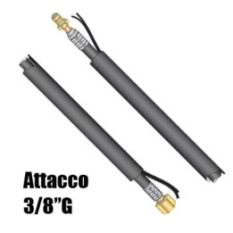 Pacco cavi 4-8 metri attacco 3/8"G per torcia WP-9 e WP-17 saldatura TIG