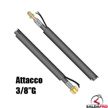 UGELLO PUNTA GUIDAFILO IN RAME 6x25mm per TORCIA SALDATURA MIG UGELLO PUNTA GUIDAFILO IN RAME 6x25mm per TORCIA SALDATURA MIG