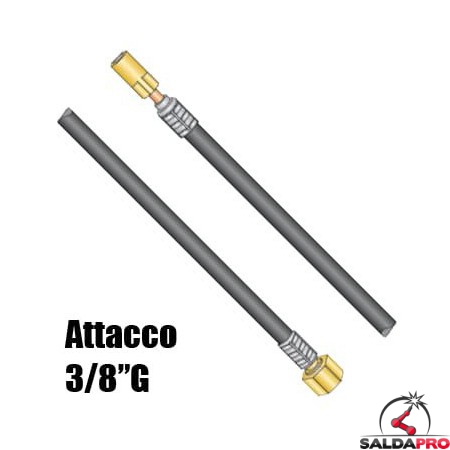 Cavo portacorrente attacco 3/8"G per torcia WP 20-22 saldatura TIG