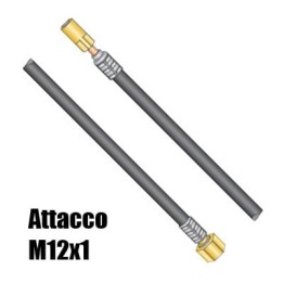 Cavo portacorrente attacco M12x1 per torcia WP-20 saldatura TIG