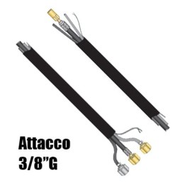 Pacco cavi attacco 3/8"G per torcia WP-20 saldatura TIG
