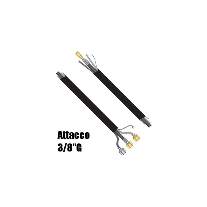 Pacco cavi attacco 3/8"G per torcia WP-20 saldatura TIG