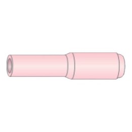 Ugello ceramica lungo Ø 8-11 mm torce Serie WP saldatura TIG (10 pz)