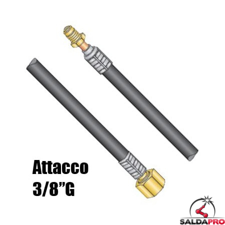 Cavo portacorrente attacco 3/8"G per torcia WP-18 saldatura TIG