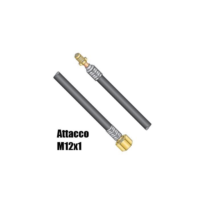 Cavo portacorrente attacco M12x1 per torcia WP-18 saldatura TIG
