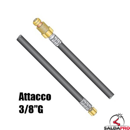 Cavo portacorrente attacco 3/8"G per torcia WP-26 saldatura TIG