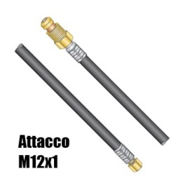Cavo portacorrente attacco M12x1 per torcia WP-26 saldatura TIG