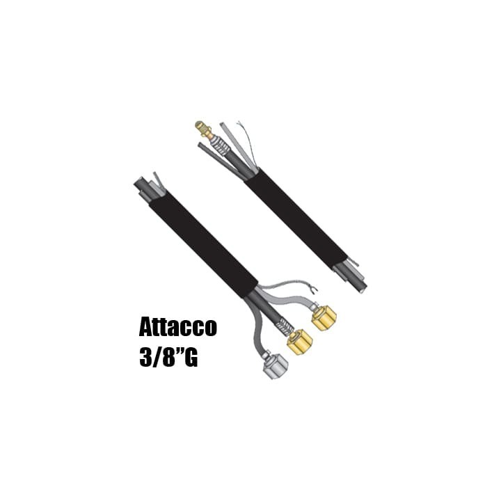Pacco cavi attacco 3/8"G per torcia WP-18 saldatura TIG