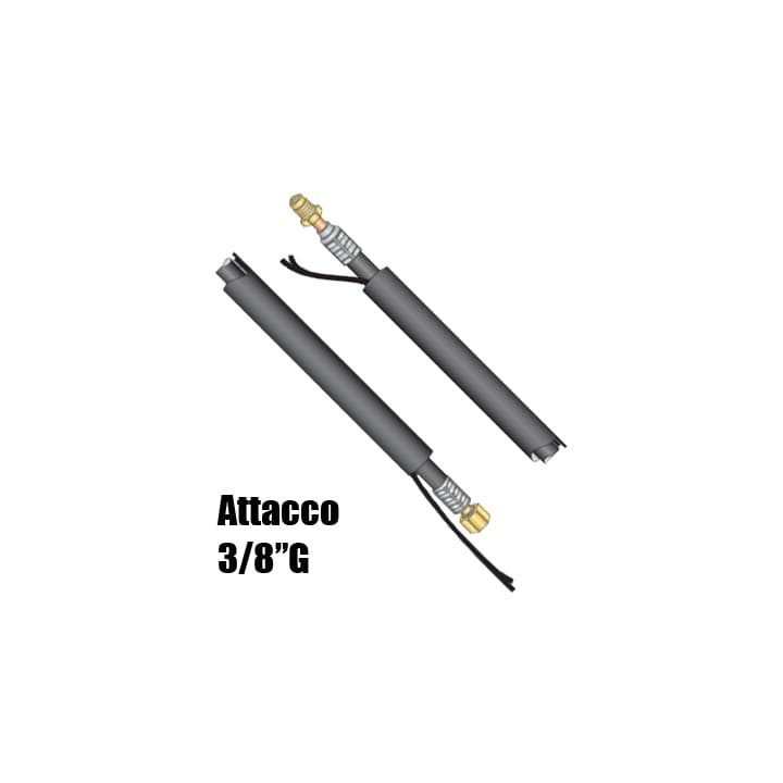 Pacco cavi attacco 3/8"G per torcia WP-26 saldatura TIG
