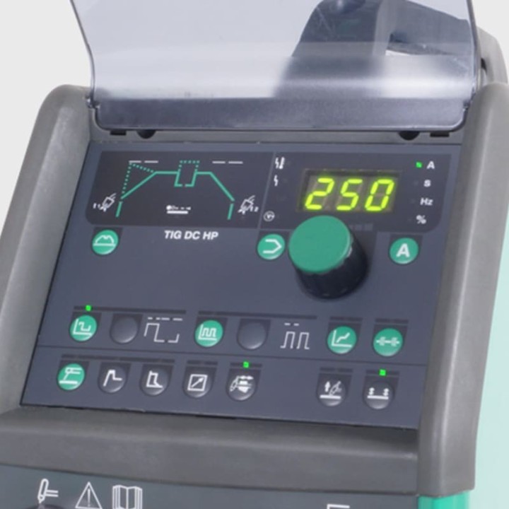 Saldatrice PI 250 TIG DC HP - AC/DC con raffreddamento ad acqua Migatronic