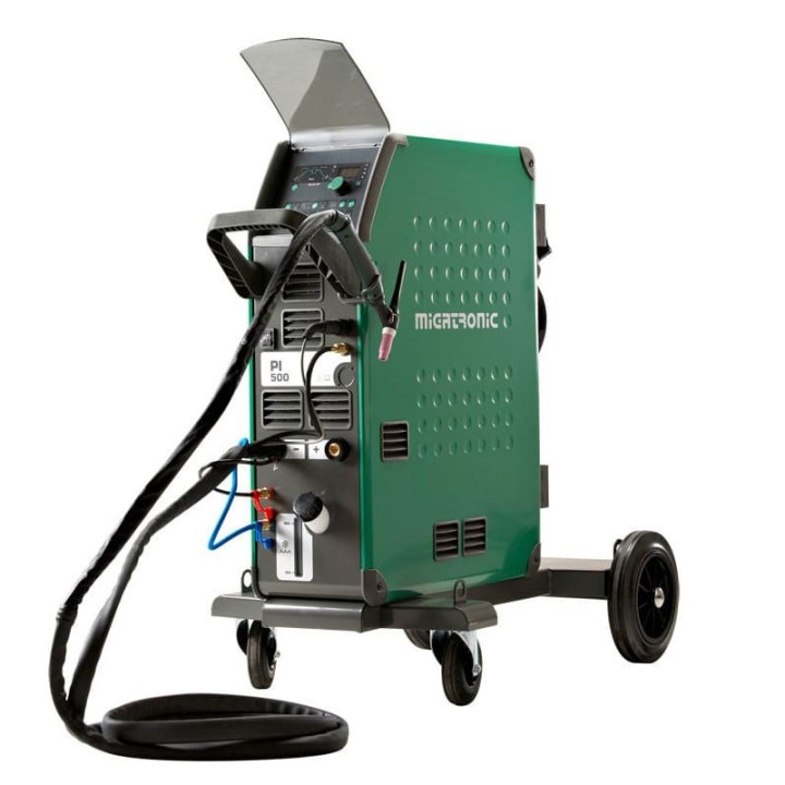 Saldatrice PI 500 TIG DC H - DC HP - AC/DC con raffreddamento ad acqua Migatronic