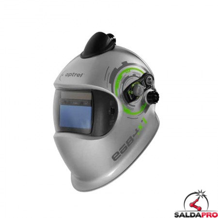 Maschera da saldatura Optrel e684 DIN 5-13 predisposizione PAPR e3000