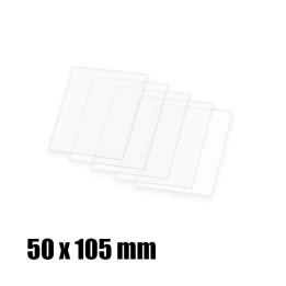 Vetro trasparente per maschera saldatura 50x105 (10pz)