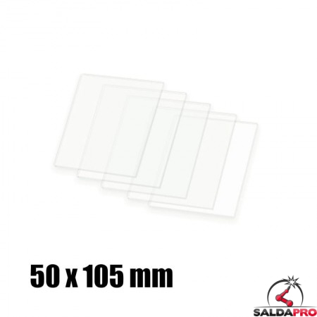 Vetro trasparente per maschera saldatura 50x105 (10pz)