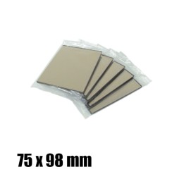Vetro a specchio 75x98 DIN 9-13 per maschera saldatura (10pz)