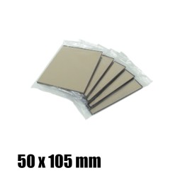 Vetro a specchio 50x105 DIN 9-13 per maschera saldatura (10pz)