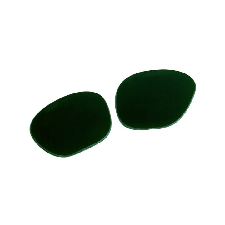 Lenti sagomate verdi DIN 4-6 per occhiali protettivi (10pz)