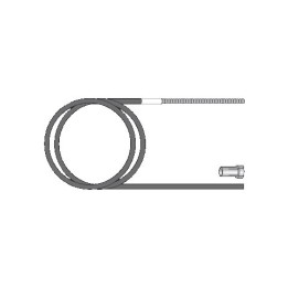 Guaina guidafilo Alluminio 2,5x4,7 per torce BZ - Tynos - TW