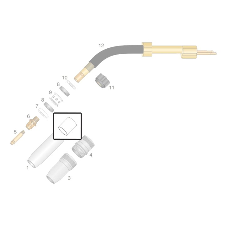Bussola isolante per torcia OCIM® RM 652 (10pz)