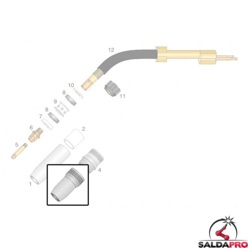Claber 8967 Trigger Action Garden Tubo ugello di spruzzo