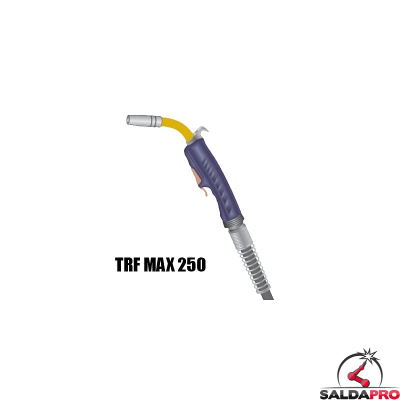 torcia completa trf max250 euro saldatura filo continuo mig