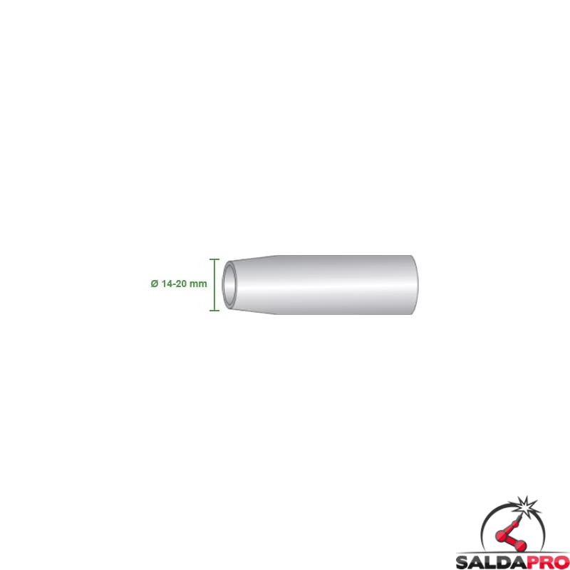 5 pezzi per torcia per saldatura Binzel MB 25AK MIG/MAG