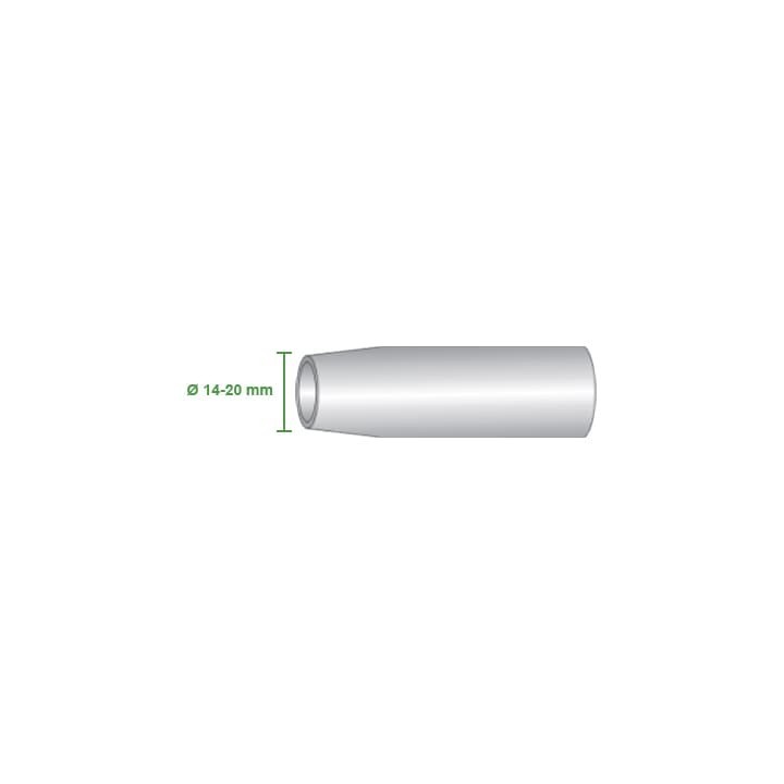 misura ugello gas Ø14-20 mm per torce TRF MAX saldatura a filo MIG
