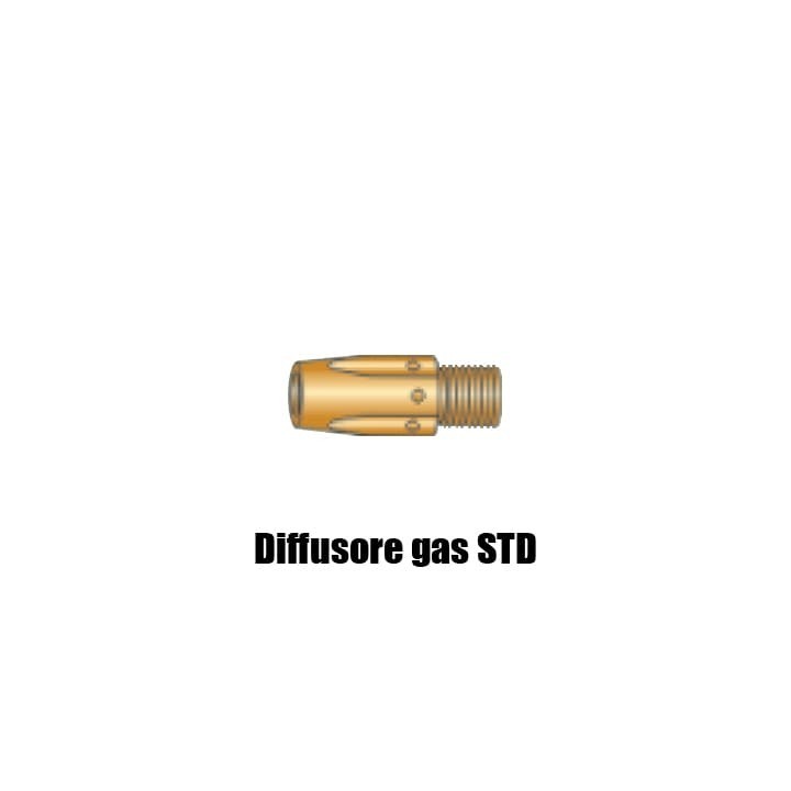 Diffusore gas STD 1/4" - 20 per torce TRGK® (10pz)