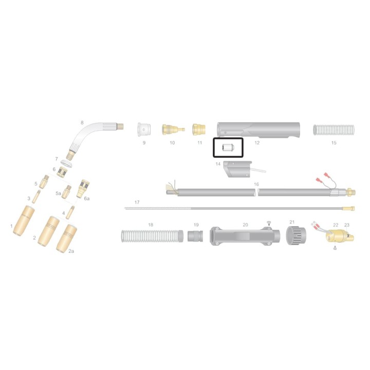 Micro Switch per impugnatura torce TRGK® 300A - 400A - 500A
