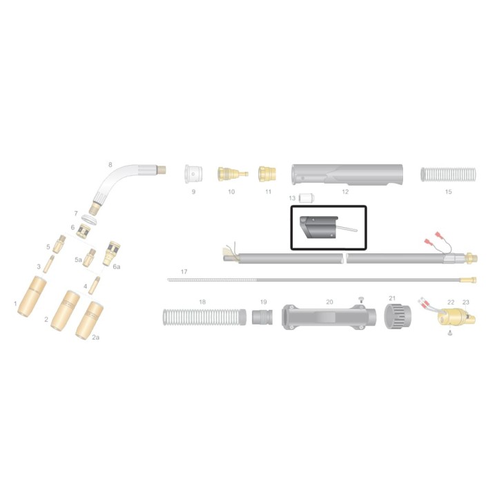 Interruttore per torce TRGK® 300A - 400A - 500A