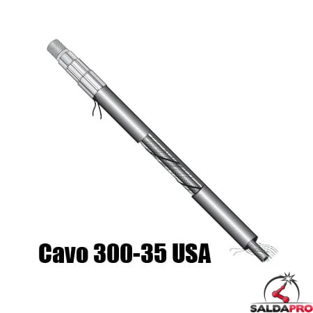 Cavo assemblato BND 300-35 USA attacco EURO TRGK® 300A saldatura MIG