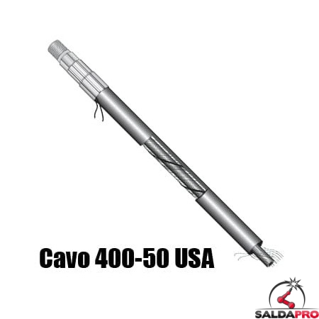 Cavo assemblato BND 400-50 USA attacco EURO TRGK® 400A saldatura MIG