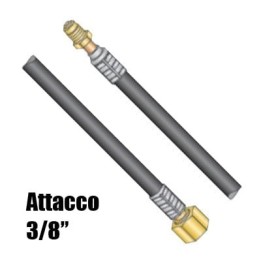 cavo porta corrente attaco 3/8g ricambio torcia wp17 high flex saldatura tig