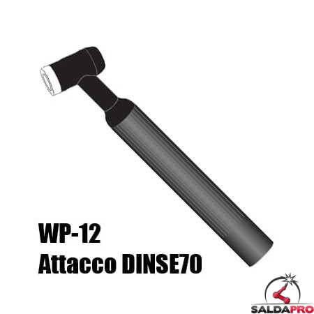 torcia completa wp12 attacco dinse 70 mmq saldatura tig